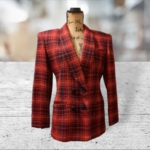 Jacqueline Ferrar vintage wool blend blazer/jacket/coat size 8P